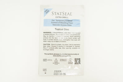 Biolife DT013 StatSeal Topical Disc Extra Small, 0.39in (x)